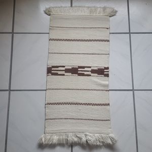 Vintage old school reversible table runner